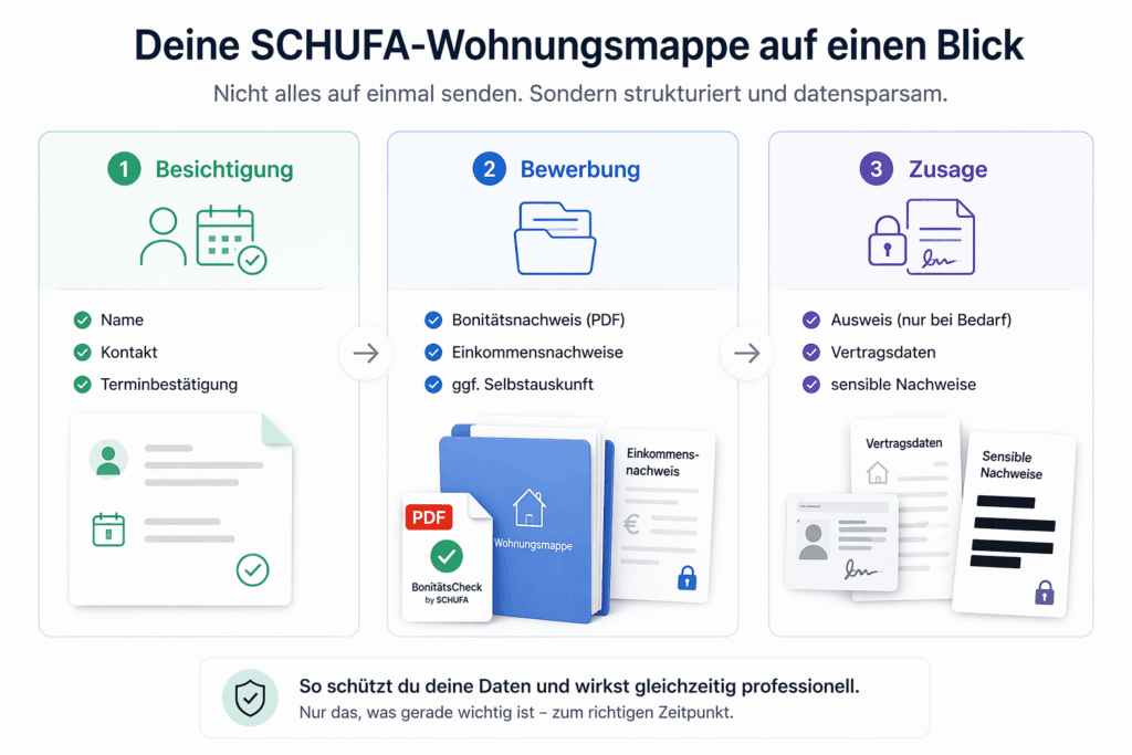 Welche SCHUFA Daten wann zu, Vermieter